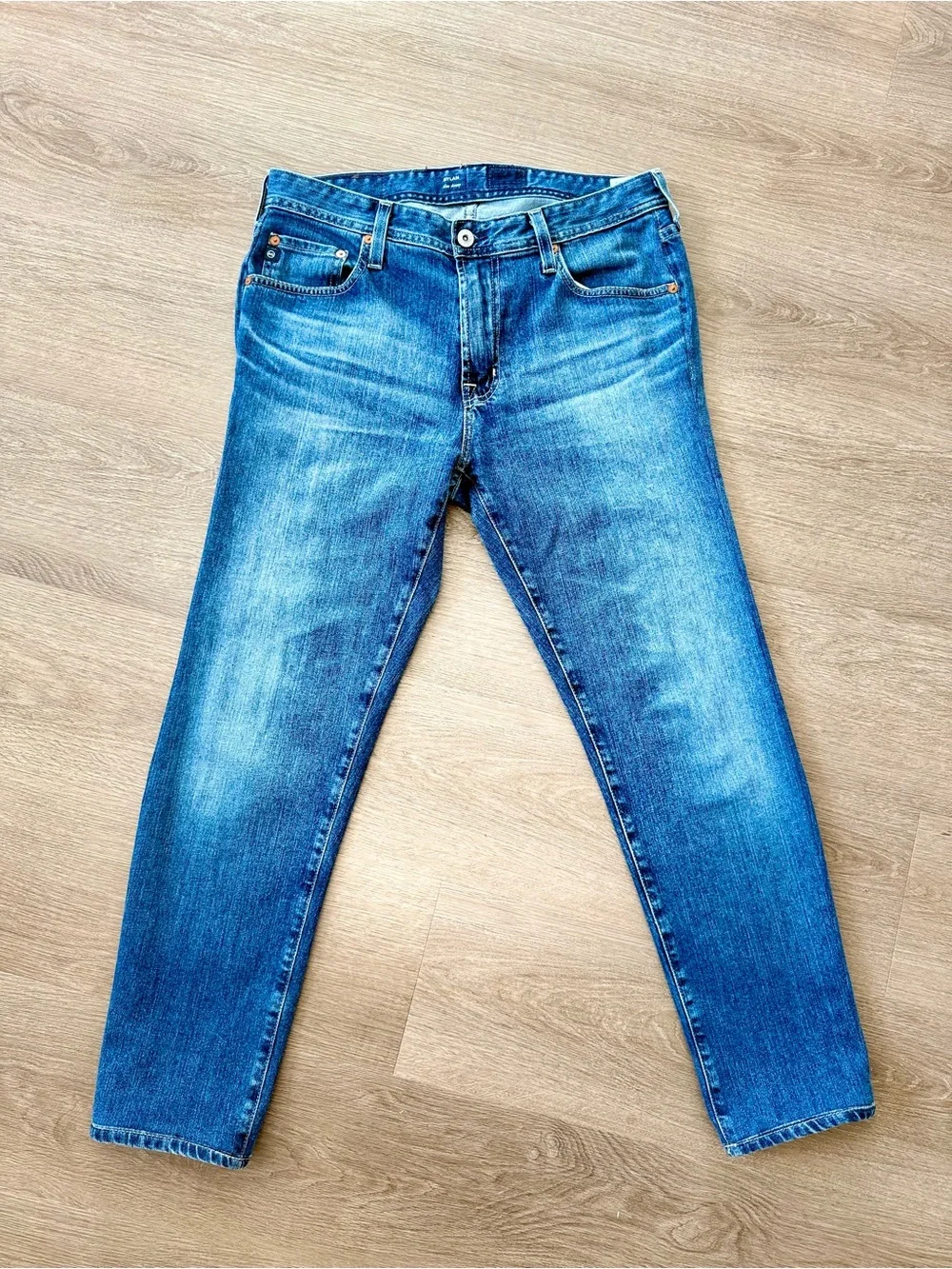 AG Adriano Goldschmied Dylan Slim Skinny Jeans Men's 33x34 Blue Denim Stretch